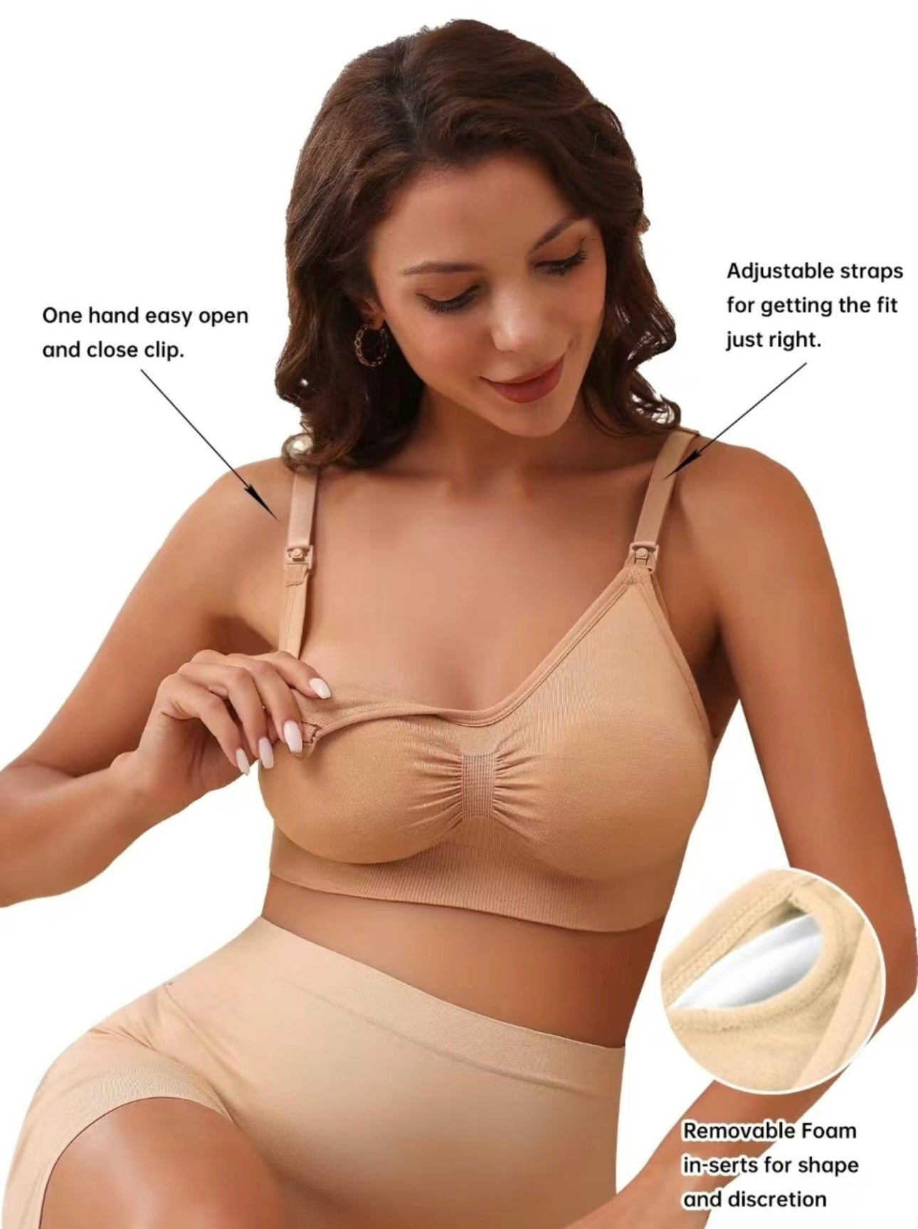 3 Pack Maternity Nursing Bras