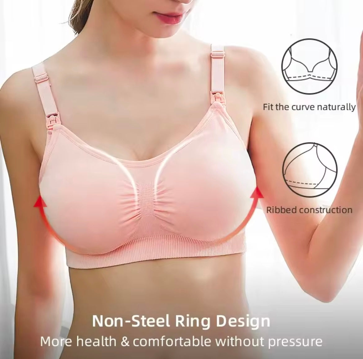 3 Pack Maternity Nursing Bras